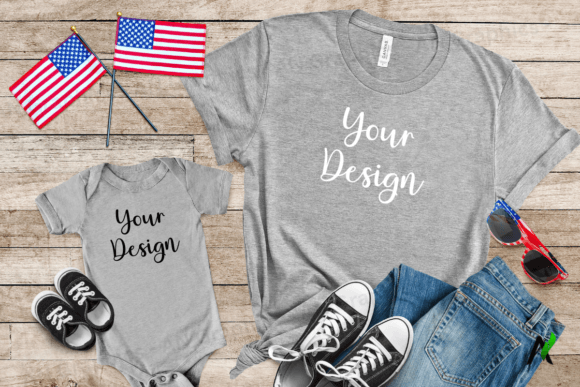 Download 4th of July Bella Canvas Mockup - 0222 - Canvas mockup Collection