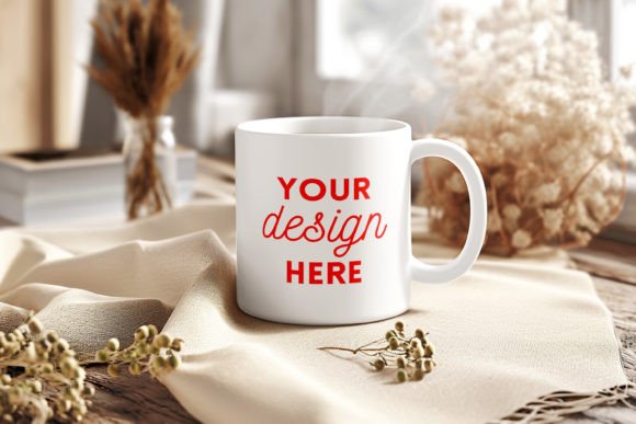 Download White Ceramic Mug Mockup Cozy Home Style - Ceramic mug mockup Collection