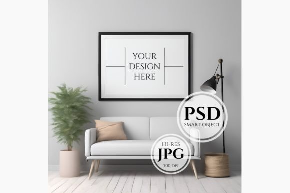Download Landscape Frame Mockup, Wall Art Mockup - Wall art Collection