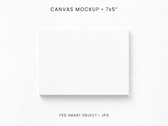 Download 7x5 Canvas Mockup PSD JPG - Canvas mockup Collection