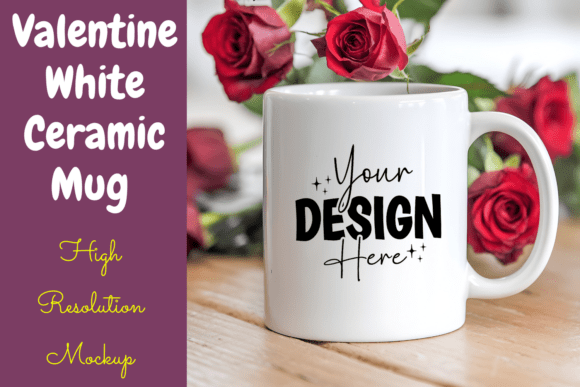 Download Valentine White Ceramic Mug Mockup - Ceramic mug mockup Collection